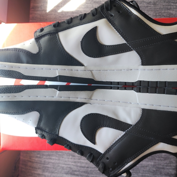 🆕 Nike Men's Retro Dunk Low Black And White Panda 🐼 Sneakers - Picture 14 of 15